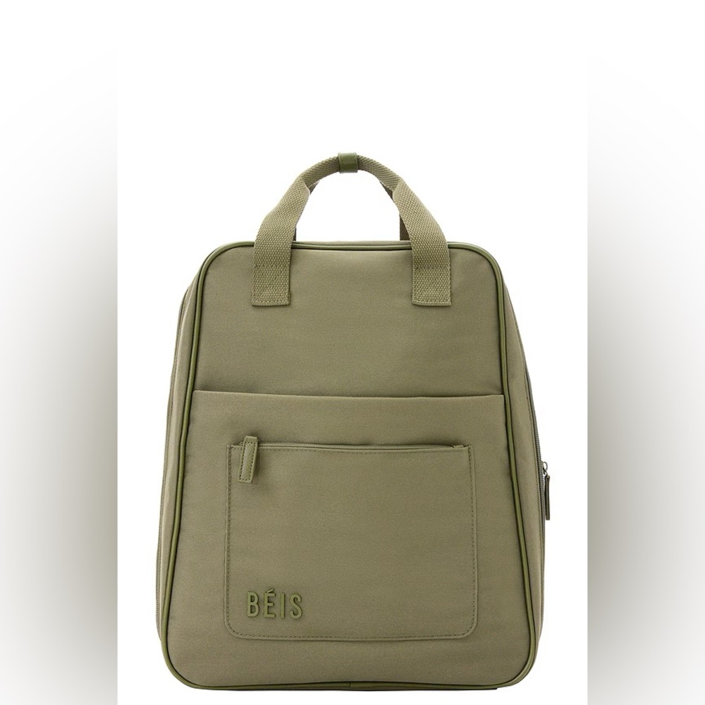 Beis Expandable Backpack in Olive